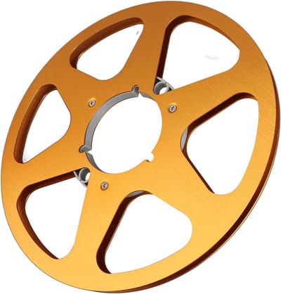 Lege Opneemspoel - Spoel Geluidsband - Taperecorder Onderdeel - 6 Windweerstandsgaten - 105 Inch Diameter