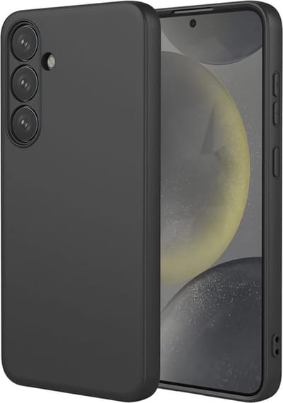 Hoesje geschikt voor Samsung Galaxy S25 Plus hoesje Siliconen cover Zwart backcover