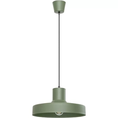 Sollux Lighting Wandlamp Bilo - E27 - olijfgroen - staal - 35x35x120cm