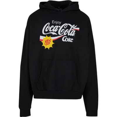 Merchcode Coca Cola - Refreshed Oversize Hoodie/trui - XS - Zwart