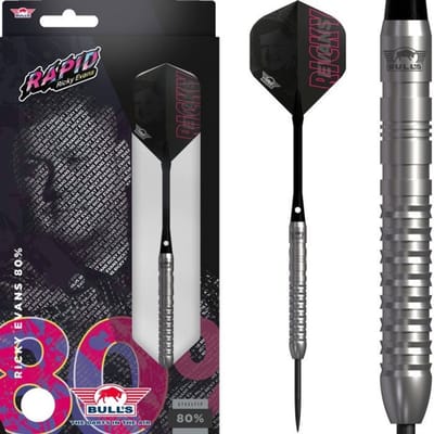 Bull's Ricky Evans E2 80% - Dartpijlen