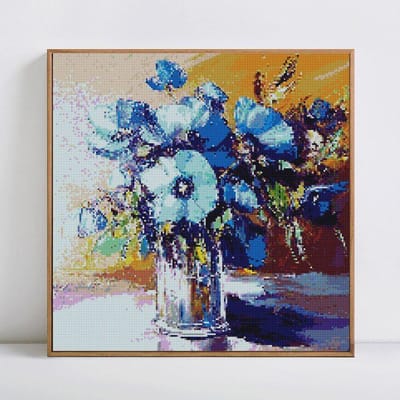 Diamant schilderij volledige ronde aankomst plant foto's van strass diamant mozaïek bloemen 30x30
