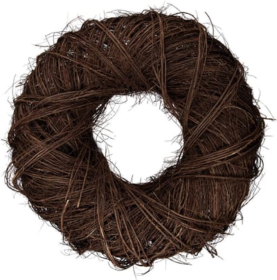 Clayre & Eef Krans Ø 80x23 cm Bruin Rotan