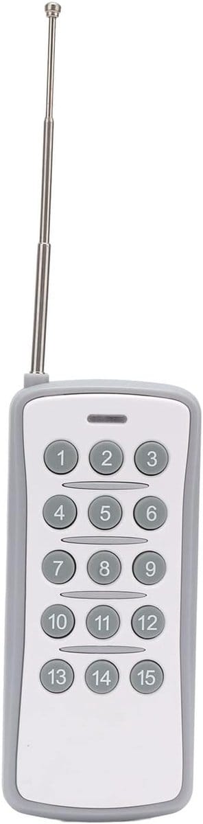 Universele Afstandsbediening - Zender Controller - Poorten Garages Bediening - 50 Meter Bereik - 12 cm x 6 cm - Zwart