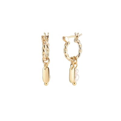 Dottilove- oorbellen- oorbellen dames- oorhangers- Gold plated