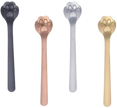Dailygoods- Koffielepels 4 stuks - Roestvrij Stalen Lepels - Vaatwasmachinebestendig - 14,7 cm - Voor Koffie/Thee - Geschikt voor Desserts - Lepel