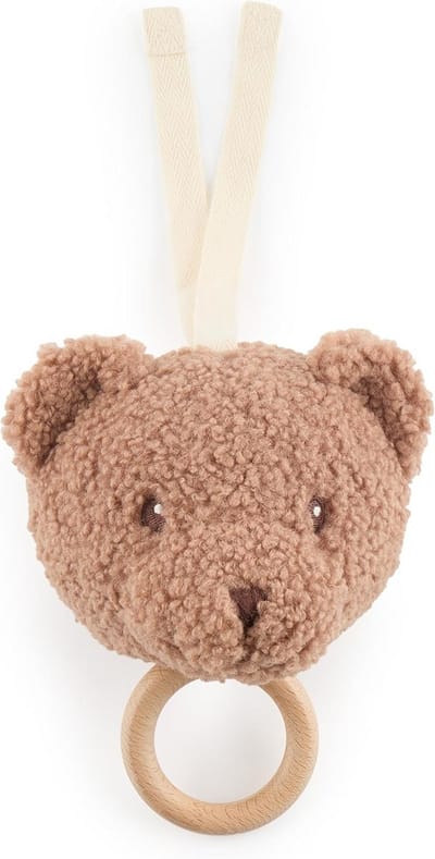 Knuffel Muziekdoos Beer met Wiegenliedje | Zachte Slaaphulp voor Baby en Kind (ca. 30 cm)