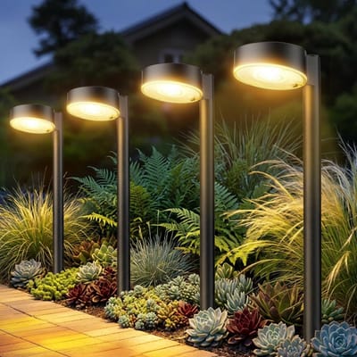DailySupplies® Tuinverlichting op Zonne Energie - Solar Buitenlampen -Zwart