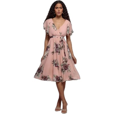 Wikkeljurk Goddiva Floral Printed