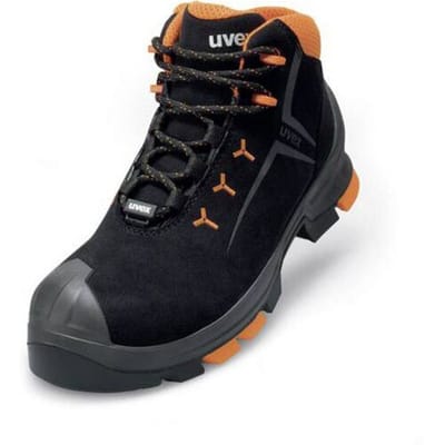 uvex 2 6509243 Hoge veiligheidsschoenen ESD S3 Schoenmaat (EU): 43 Zwart, Oranje 1 paar
