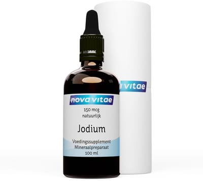 Nova Vitae - Jodium - Vloeibaar - Kaliumjodide - 150 mcg - 100 ml = 2000 druppels