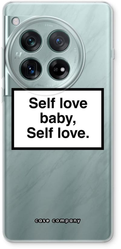 Case Company® - Hoesje geschikt voor OnePlus 12r hoesje - Self love - Soft Cover Telefoonhoesje - Bescherming aan alle Kanten en Schermrand