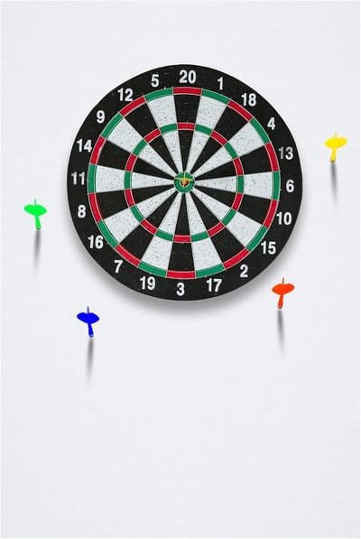 Vilt Dartbord Achterwand Tegels – Set van 2 Zwarte Wandbeschermers