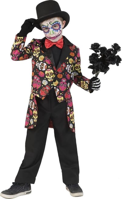 Day of the dead kostuum Muerto Manu jongen
