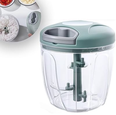 Hakmolen - Multihakker - Hakmolen handmatig - Hakker - Voedselhakker - Groentekeukenhakker - Handmatige Hakmolen -Multifunctionele groentesnijder - Handmatige voedselhakker - Voor ui -Knoflook - Groenten - Groen