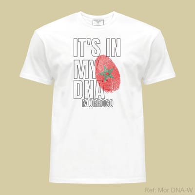 Premium Morocco T-Shirt | ITS IN MY DNA Cotton Tee Inspired by Moroccan Style Regular fitt High Quality t-shirt Print