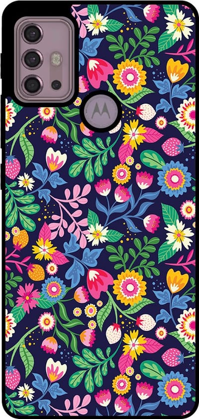 Smartphonica Telefoonhoesje Geschikt voor Motorola Moto G20 / G30 met bloemen opdruk - TPU backcover case flower design geschikt voor Motorola Moto G20;Motorola Moto G30