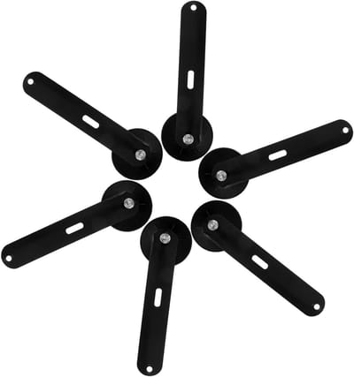 Bokszak Onderstel - Stabiele Basis - Intensieve Training - Verlengde Poten - 25 x 8.5 x 8.5 cm - Zwart