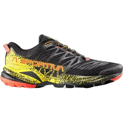 La Sportiva Akasha II - Trailrunningschoenen - Heren Black / Yellow 45