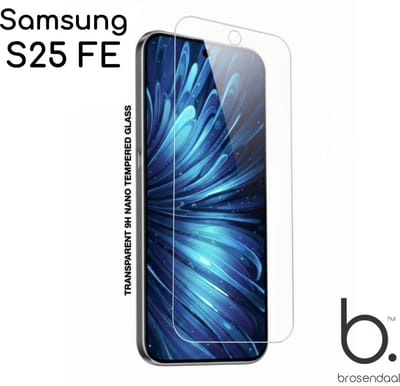Brosendaal Screenprotector geschikt voor Samsung S25 FE - Ultradun - 9H Nano Coating - Maximaal Kras- en Valbestendig