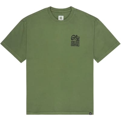 Dc Shoes Knotted T-shirt Met Korte Mouwen Groen L Man