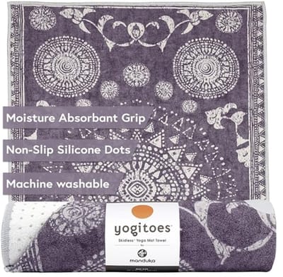 Lichtgewicht Sneldrogende Yoga Mat Handdoek - Antislip Technologie voor Hete Yoga, Vinyasa en Power