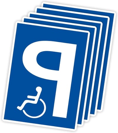 Parkeerplaats Bord - Gereserveerde Plek - Privé Parkeerplek - UV en Weerbestendig - 30 x 40 cm - Blauw