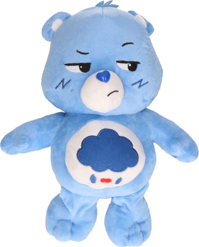 Troetelbeertjes pluche knuffel blauw 28 cm - Cartoon knuffels - Troetelberen