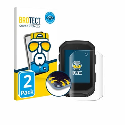 BROTECT - Screenprotector voor Garmin Edge MTB - Folie Beschermfolie transparant volledig dekking - 2 Stuks