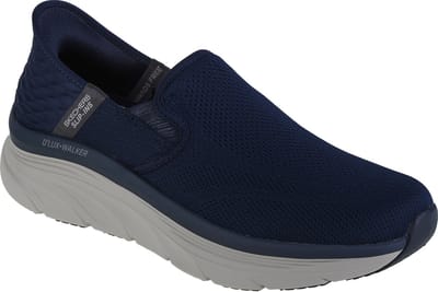 Skechers D'Lux Walker-Orford Slip-ins 232455-NVY, Mannen, Marineblauw, Sneakers,Sportschoenen, maat: 40