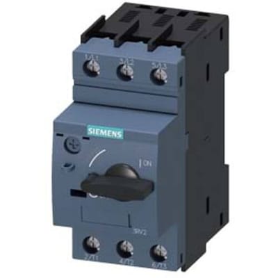 Siemens 3RV2021-1JA10 Vermogensschakelaar 1 stuk(s) Instelbereik (stroomsterkte): 7 - 10 A Schakelspanning (max.): 690 V/AC (b x h x d) 45 x 97 x 97