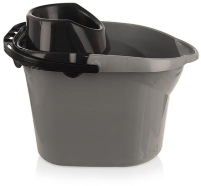 Orion Serie - Emmer voor Mop - 12L - Grijs - Inclusief Uitschepper