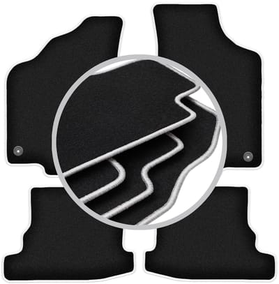 CARLUX-SILVER automatten voor: Volkswagen Polo III FL 6N2 hatchback, sedan, classic (1999-2001)