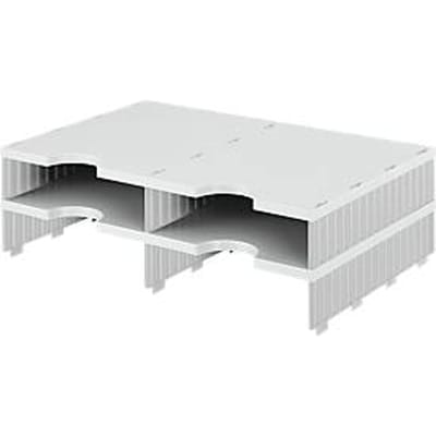 styro® sorteerstation styrodoc Standaard, C4, aanbouweenheid, grijs/grijs