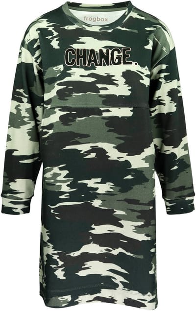 Frogbox • camouflage jurk • maat S