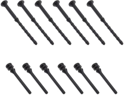 Jhubersproducts - Rubber Fan Mount - Koelventilator bevestiging - Zacht rubber - Vermindert geluid - Anti-vibratie schroeven - Geschikt voor CPU venti