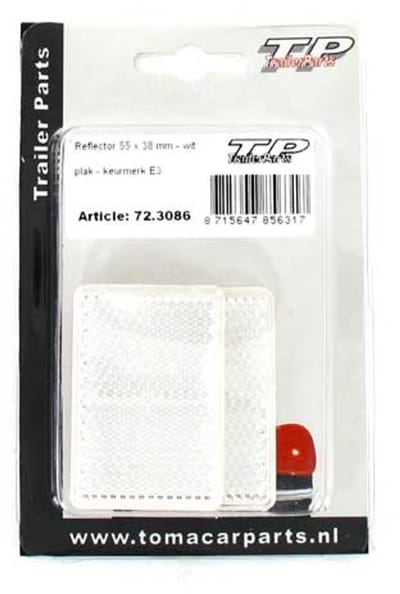 Reflector 55 x 38 mm - blister