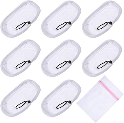 8x Microvezel Stoom Dweil Pads voor 9 in 1 Stoomreiniger - Geschikt voor Harde Vloeren