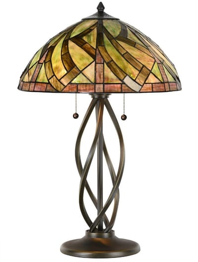Tiffany Tafellamp Salsa Willow - Art Deco Trade