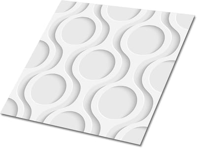 Tulup PVC Tegels - Moderne Stijl Vinyl Tegels - 30 cm x 30 cm - Grijs Zelfklevende Vinyltegels - Set van 9 - Zelfklevende PVC Tegels - Geometrisch Plaktegels - Vloer Tegels PVC - Plaktegels keuken en Badkamer