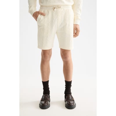 Scotch & Soda Jacquard Terry Sweatshorts Eggnog Taglia: S | Pantaloncini Outlet | Uomo