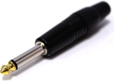 BeMatik - 6,3 mm mannelijke mono plastic jack connector