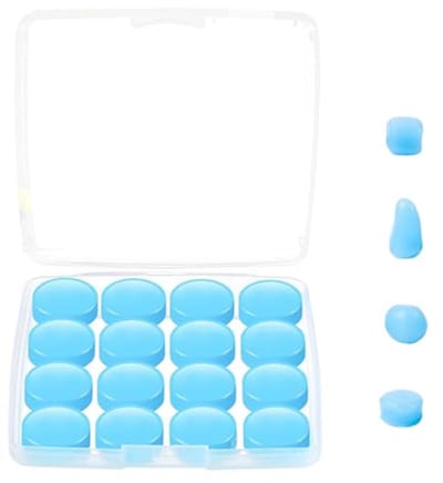 Herbruikbare oordopjes voor slapen en zwemmen - Zachte siliconen gel-oordopjes, waterdicht en comfortabel