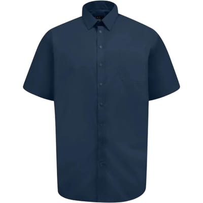 Duke Heren D555 Lucas Stretch Kingsize Korte Mouw Shirt 5XL Vloot