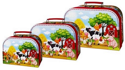 Simply for Kids 3-delige Kofferset Boerderij