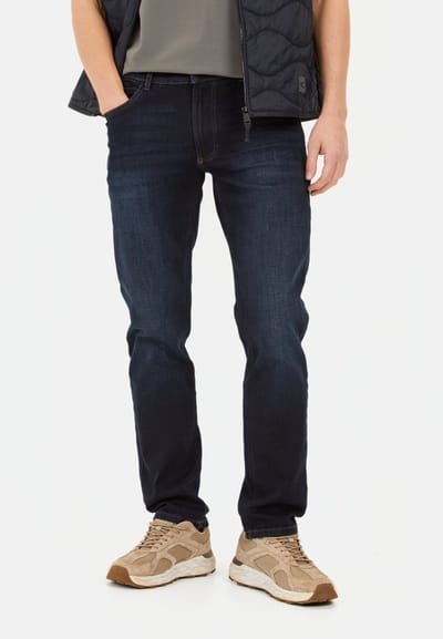 camel active 5-Pocket denim regular fit - Maat menswear-31/30 - Donker blauw