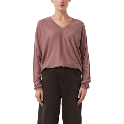 Comma  Pullover Pink Maat: S | Longsleeves Outlet | Dames | Roze