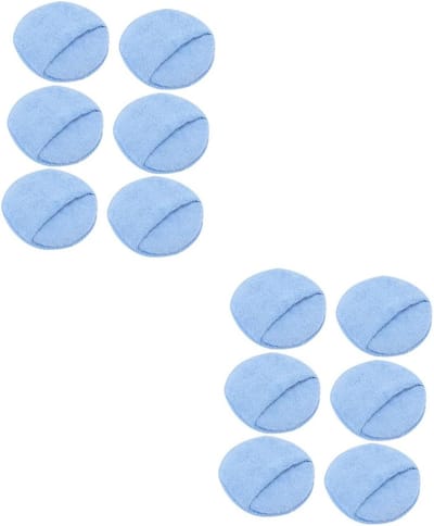 Autowas Pads - Detailing Spons - Auto Poetsen - Krasvrij Oppervlak - 12 Stuks - Blauw