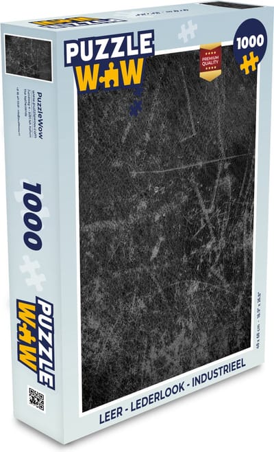Puzzel Leer - Lederlook - Industrieel - Legpuzzel - Puzzel 1000 stukjes volwassenen