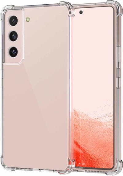 Hoesje geschikt voor Samsung Galaxy S22 hoes siliconen - backcover - optimale bescherming - Transparant